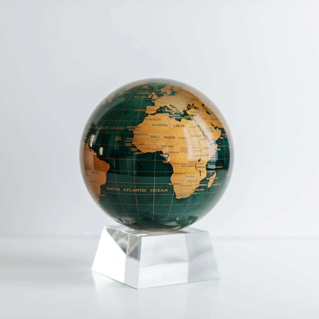 Emerald Green & Gold MOOVA Globe