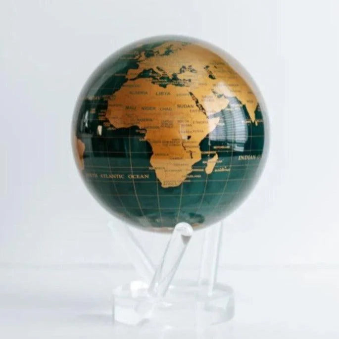 Emerald Green & Gold MOOVA Globe