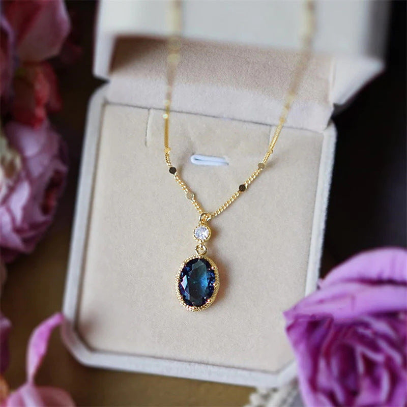 Moonstone Pendant Necklace