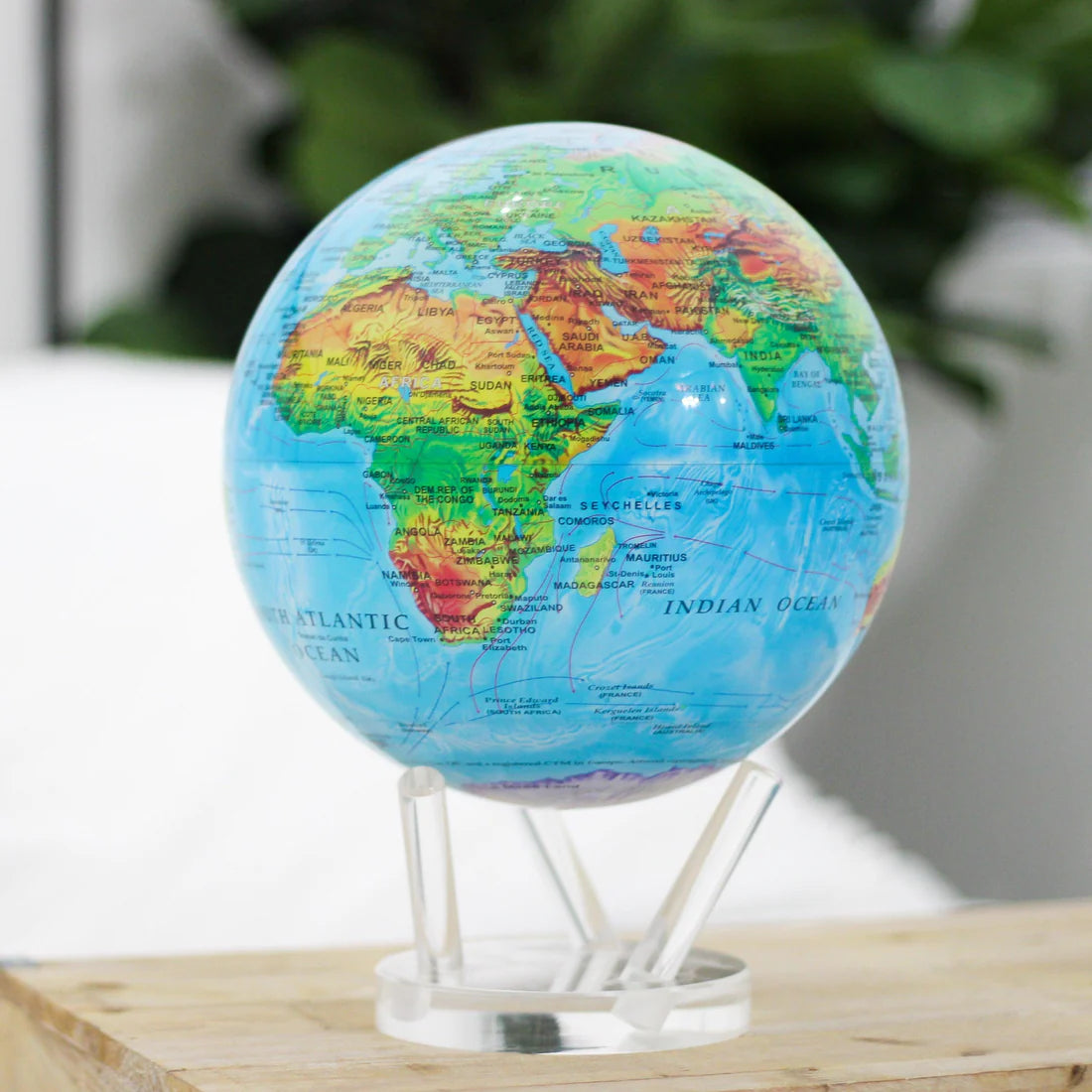 Ocean Blue Relief MOOVA Globe