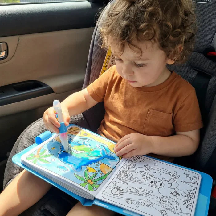 DoodleDry™ | Mess-Free Reusable Magic Watercolor Book for Kids