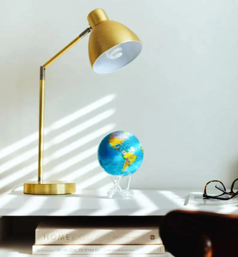 Ocean Blue Political Map MOOVA Globe