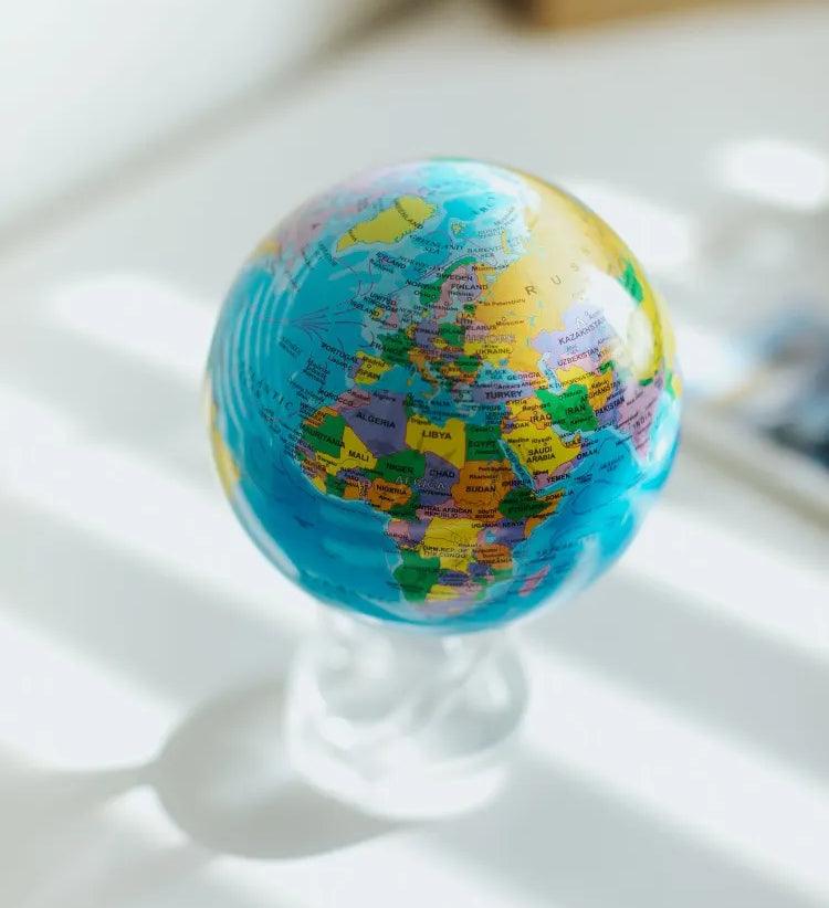 Ocean Blue Political Map MOOVA Globe