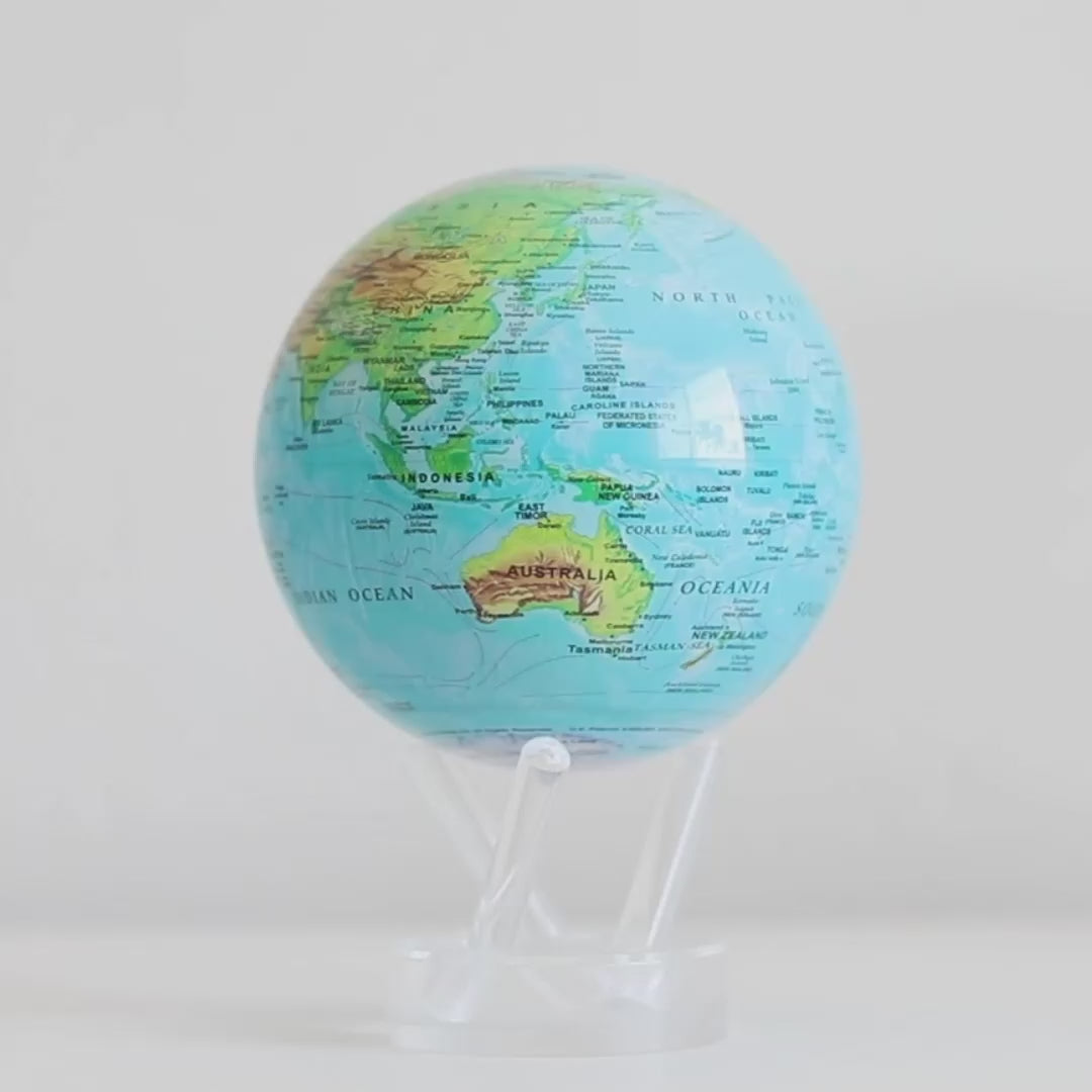 Ocean Blue Relief MOOVA Globe