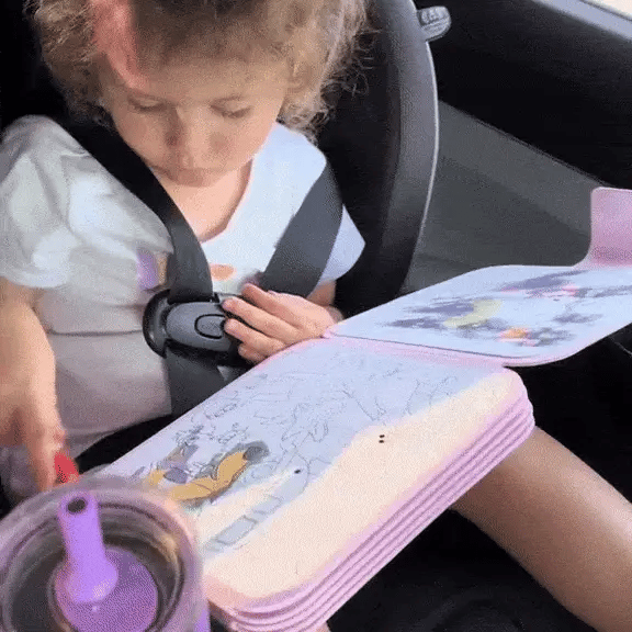 DoodleDry™ | Mess-Free Reusable Magic Watercolor Book for Kids
